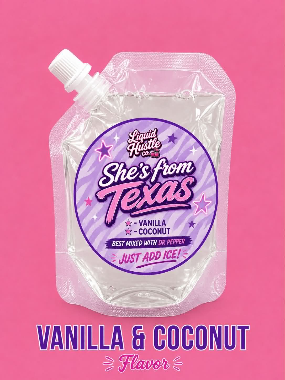 She's From Texas Dirty Soda Packet