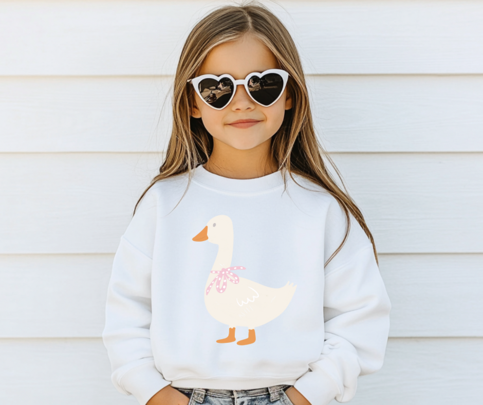 ONE SILLY GOOSE GIRL CREWNECK
