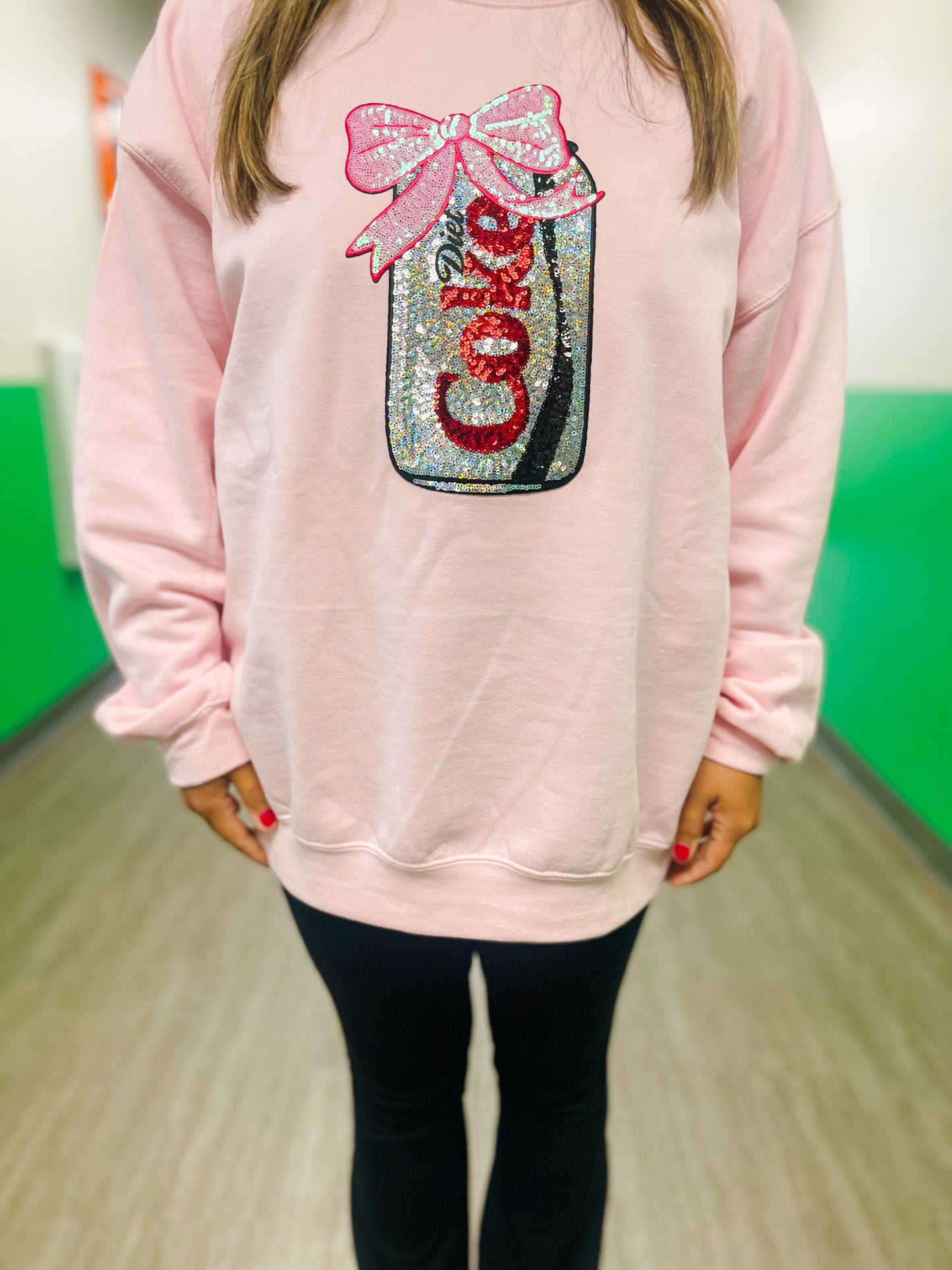 Diet Coke Sequin Sweatshirt