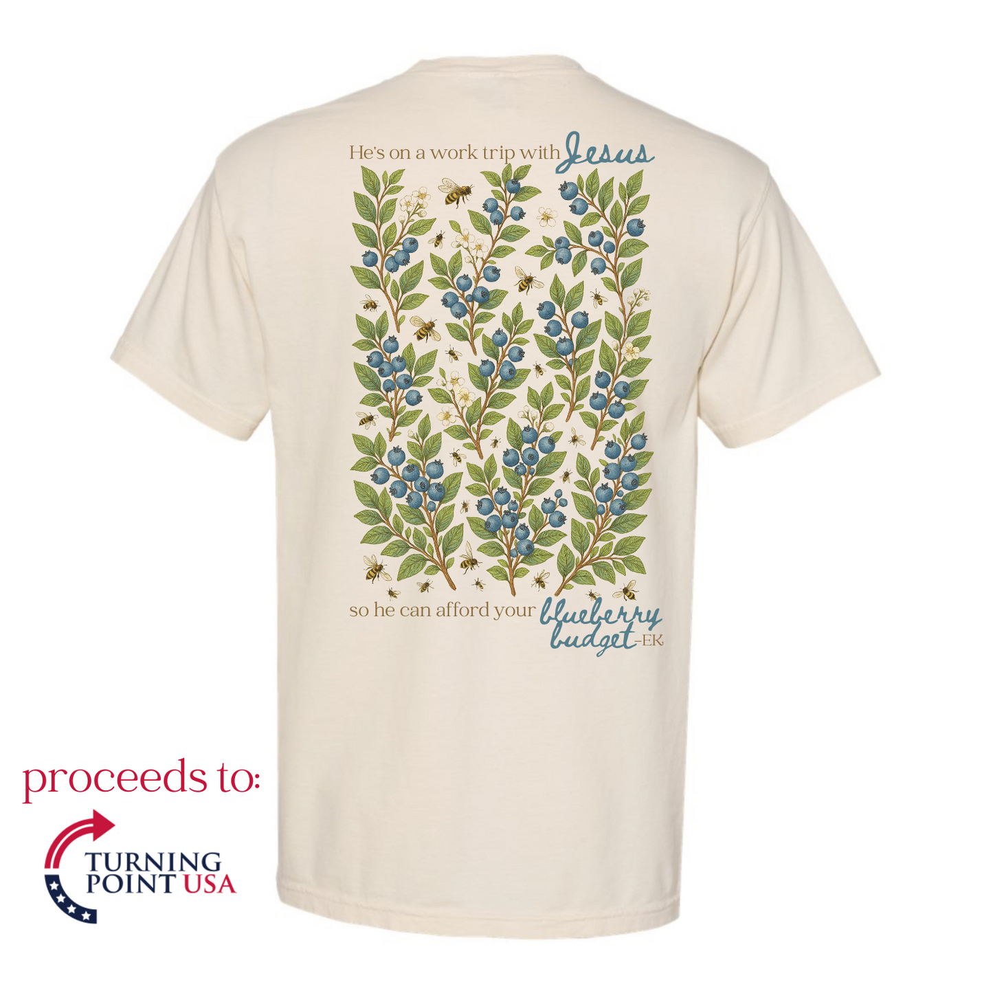 Erika Kirk Blueberry Shirts