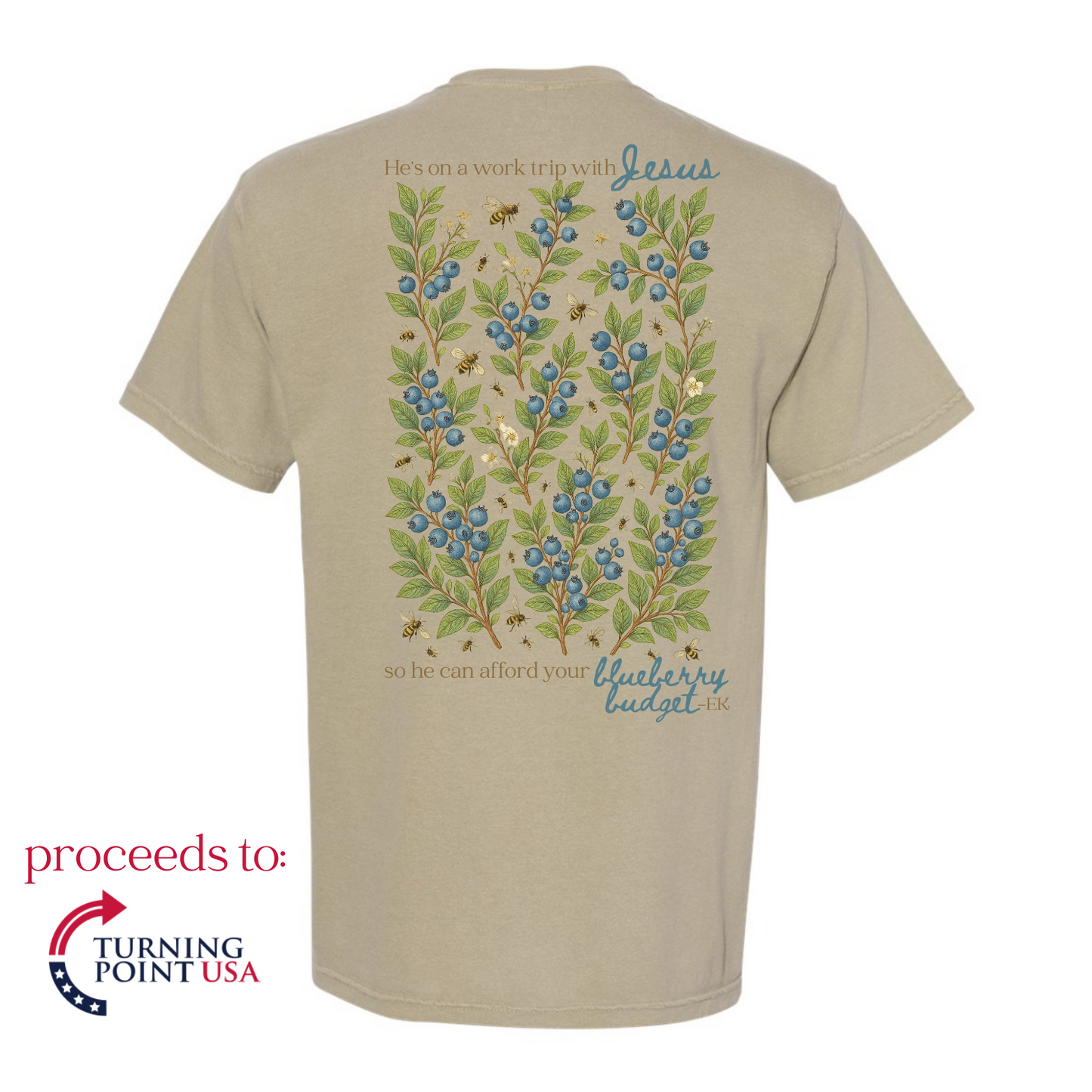 Erika Kirk Blueberry Shirts