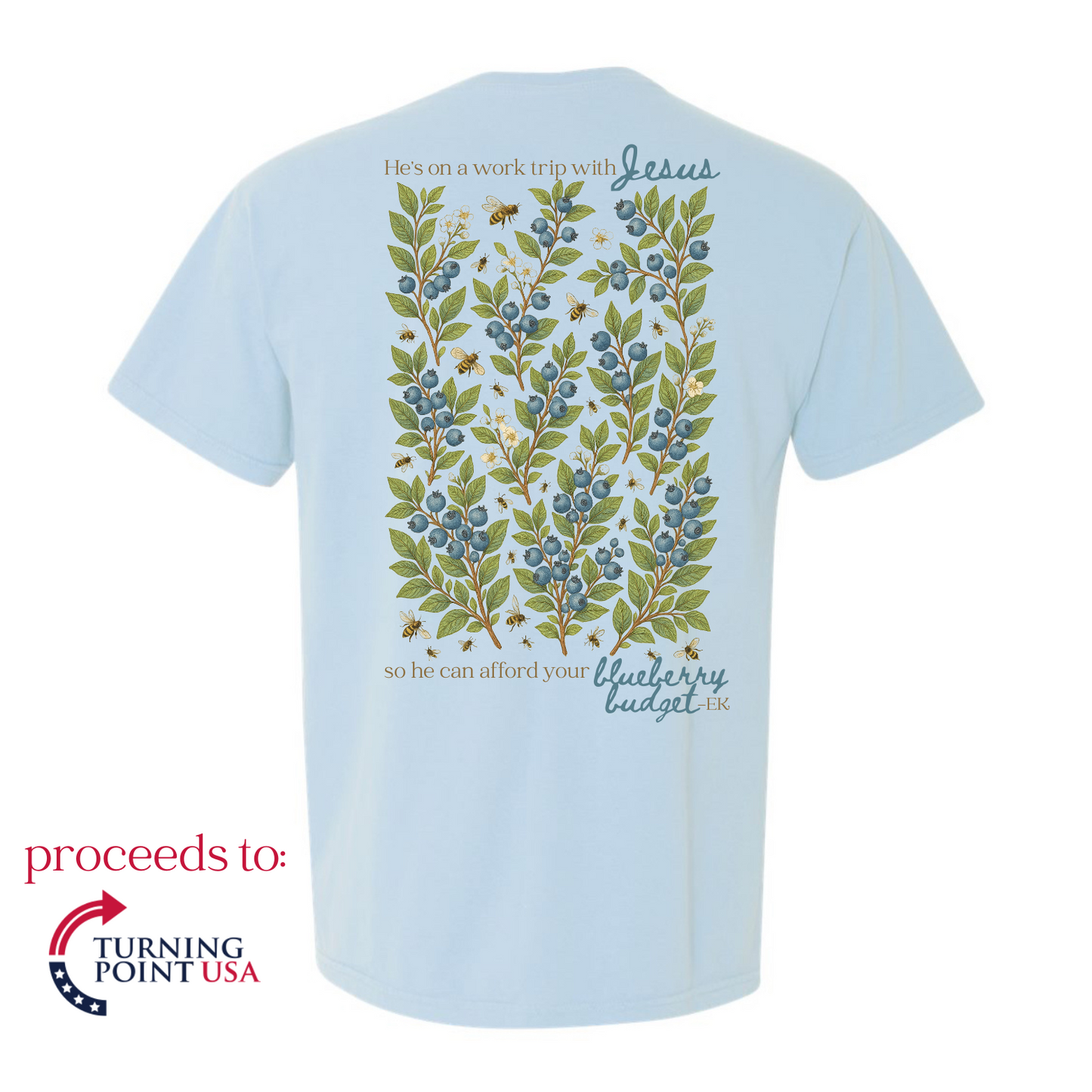 Erika Kirk Blueberry Shirts