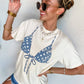 Polka Dot Bikini Top Tee
