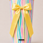 (MID AUGUST PRE-ORDER)    (TALL ONLY) Multi Wavy Lines with Yellow Bow