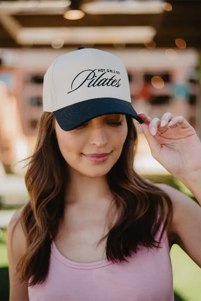 Hot Girls Do Pilates Two-Toned Trucker Hats
