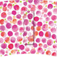 (MID AUGUST PRE-ORDER)     PINK WATERCOLOR DOTS (TALL ONLY)