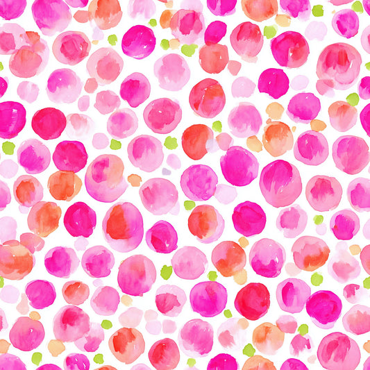 (MID AUGUST PRE-ORDER)     PINK WATERCOLOR DOTS (TALL ONLY)