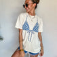 Polka Dot Bikini Top Tee
