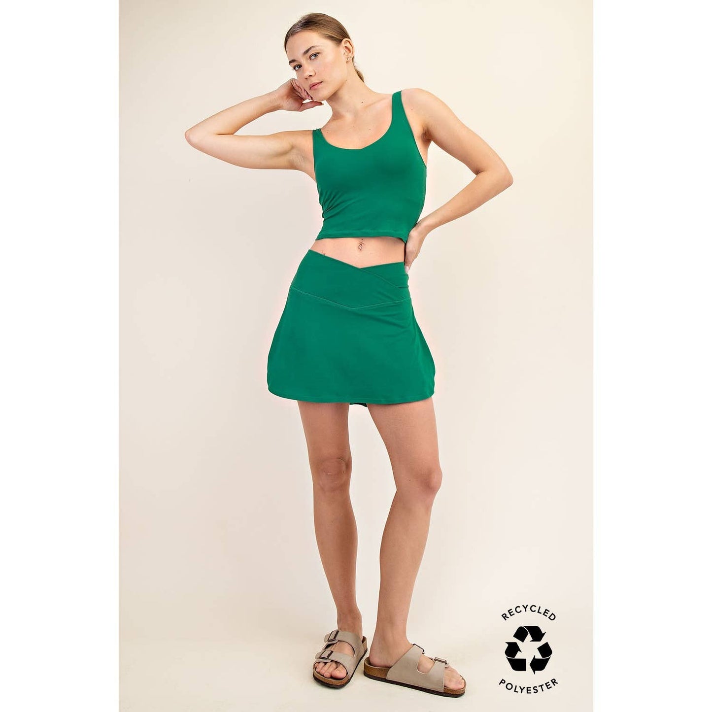 BUTTER V SHAPED HIGH-WAIST SKORT