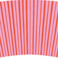 (MID AUGUST PRE-ORDER)    (TALL ONLY)  Red & Pink Stripes with Red Bow