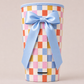 (MID AUGUST PRE-ORDER)    (TALL ONLY)  Retro Checker with Blue Bow