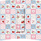 (MID AUGUST PRE-ORDER) Strawberry & Cherry Quilt with Pink Bow (TALL ONLY)