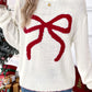 LIGHTWEIGHT SWEATER WITH BOW