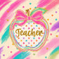 (MID AUGUST PRE-ORDER) Teacher- Polka Dot Apple(TALL ONLY)
