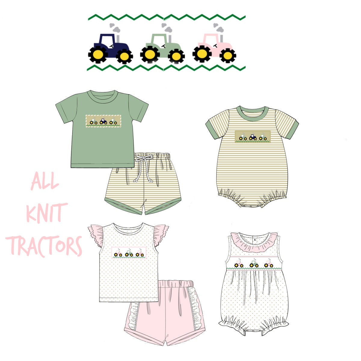 PO 96 ALL KNIT TRACTORS COLLECTION