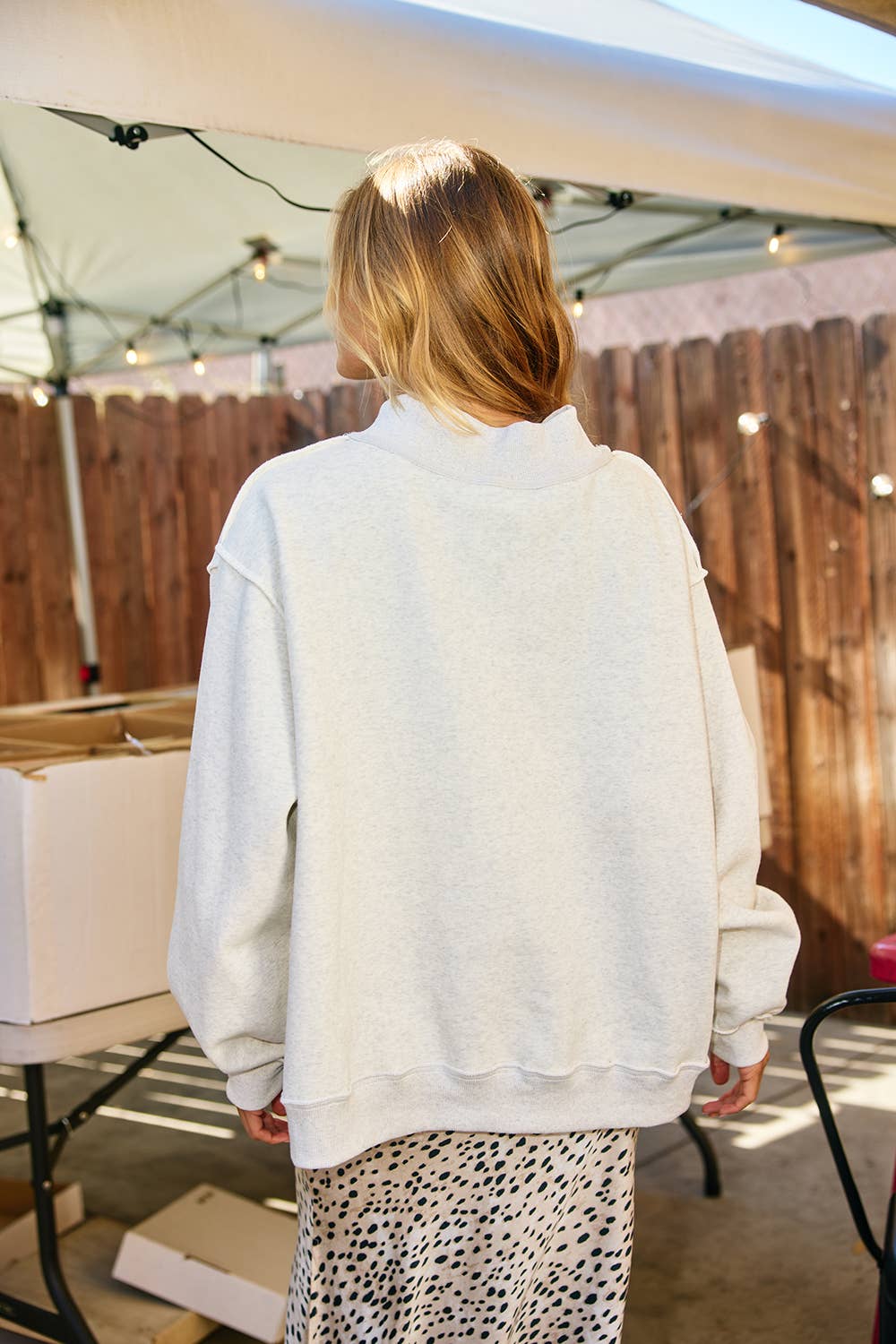 IT2594-MOTHER 'MOTHER & COOL MOM' Reversible Sweatshirt