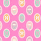 LM-BRIGHT PINK CAMEO BOWS & FLOWERS (TALL ONLY)