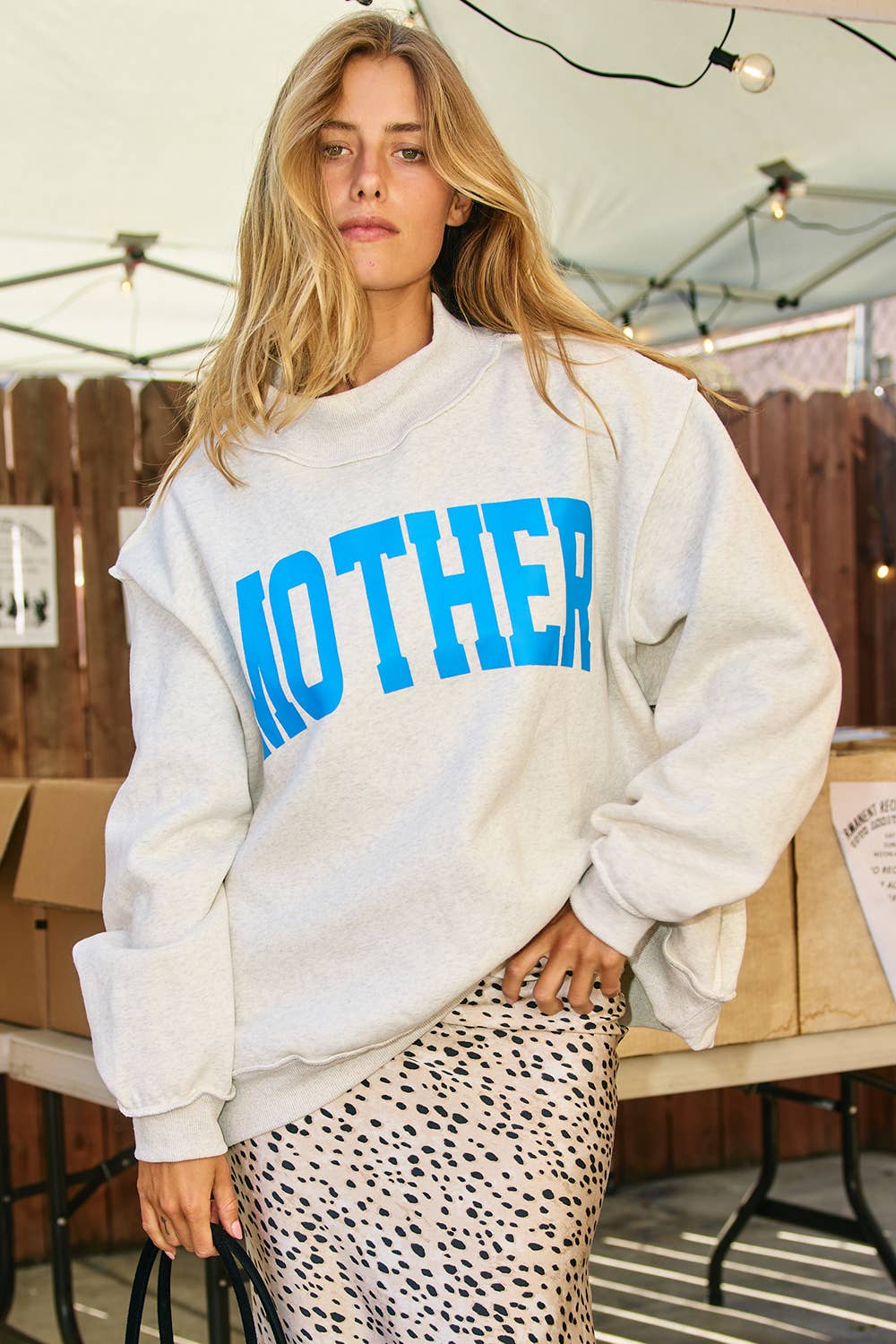 IT2594-MOTHER 'MOTHER & COOL MOM' Reversible Sweatshirt
