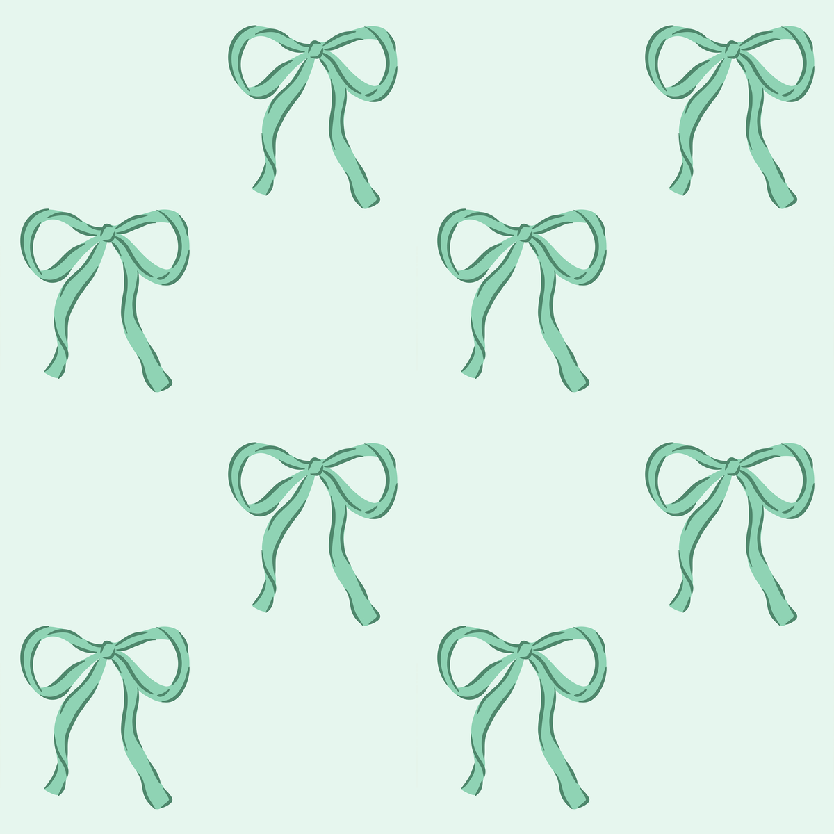 (MID OCTOBER PRE-ORDER) Green Bows (TALL ONLY)