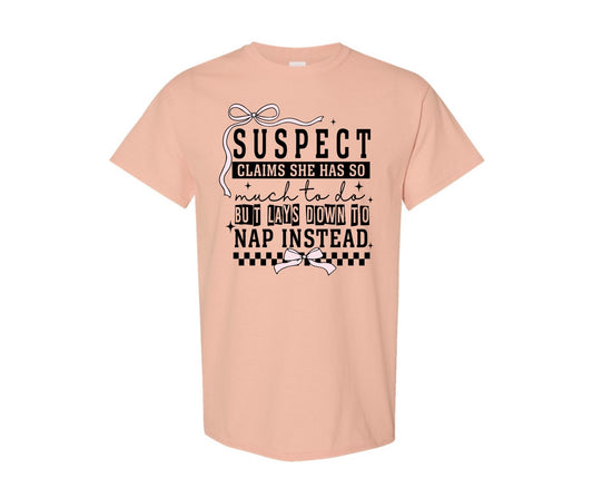 SUSPECT SAYS