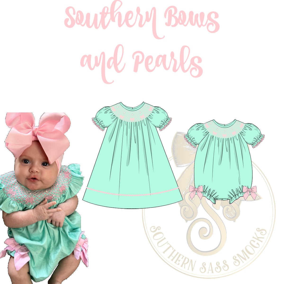 PO 96 SOUTHERN BOWS AND PEARLS COLLECTION