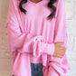 OVERSIZED PINK SWEATER