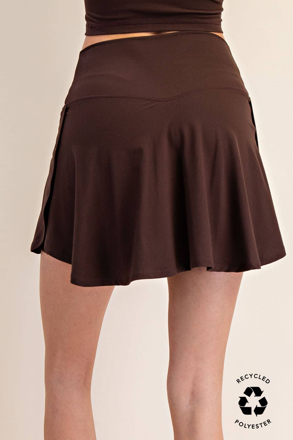 BUTTER V SHAPED HIGH-WAIST SKORT