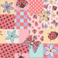 (EARLY-MID MAY PRE-ORDER TALL ONLY) Quilted Ladybugs
