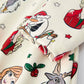 Christmas Girls Long Sleeve Dress with Character& Reindeer Print