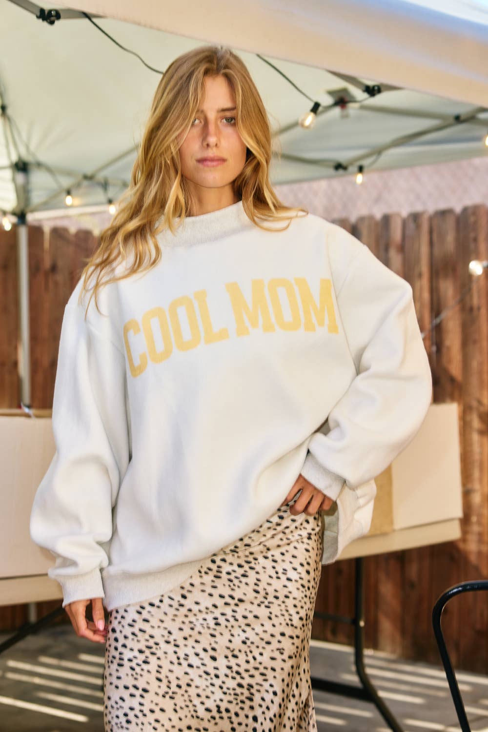 IT2594-MOTHER 'MOTHER & COOL MOM' Reversible Sweatshirt