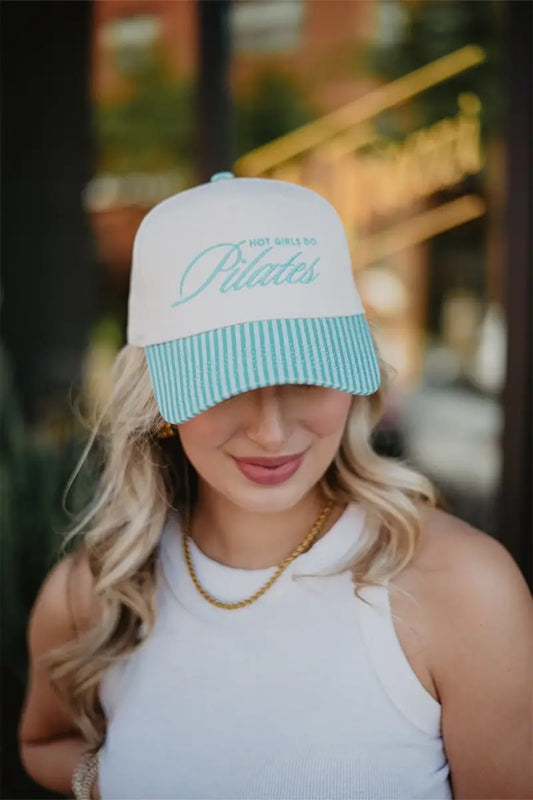 Hot Girls Do Pilates Two-Toned Trucker Hats
