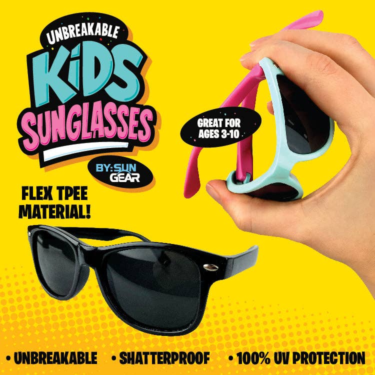 Unbreakable Kids Sunglasses Assortment - 6/Display