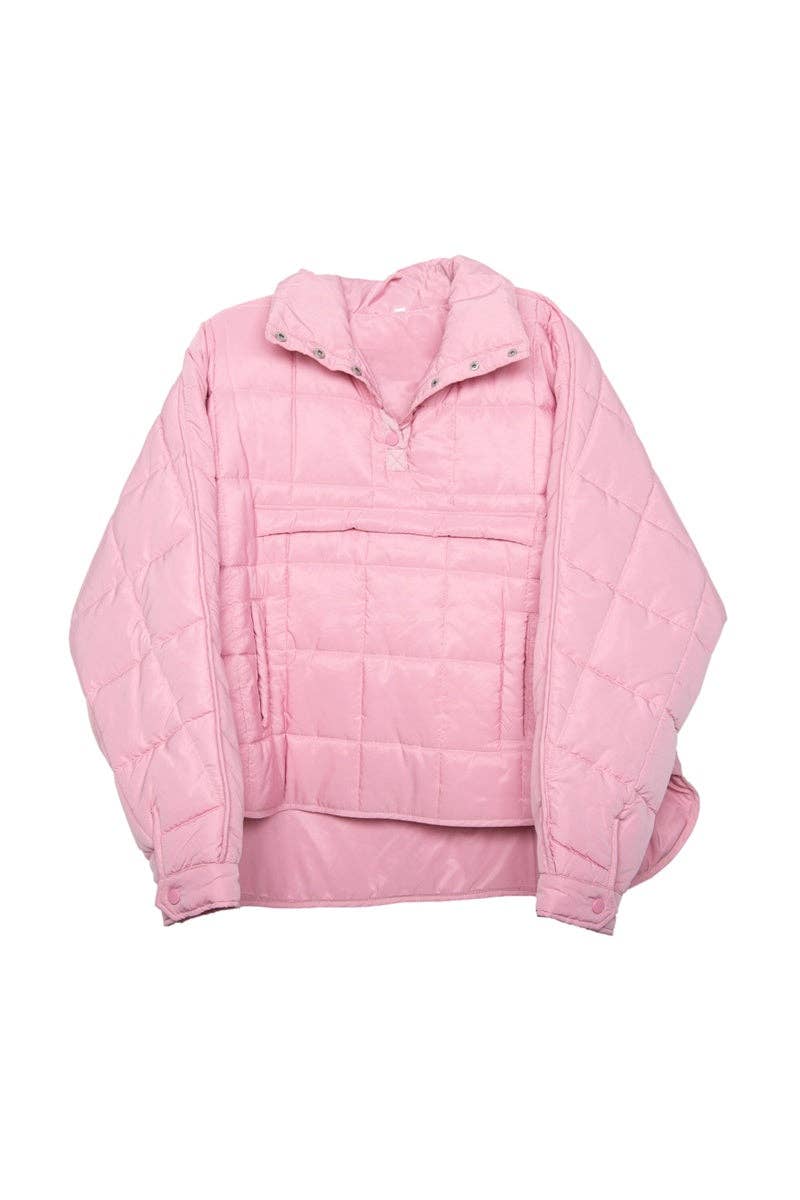 Light Pink Pullover Jacket