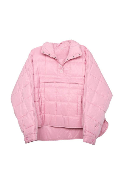 Light Pink Pullover Jacket