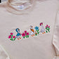 Spring Goose Embroidered Crewneck | Silly Goose