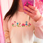 Spring Goose Embroidered Crewneck | Silly Goose