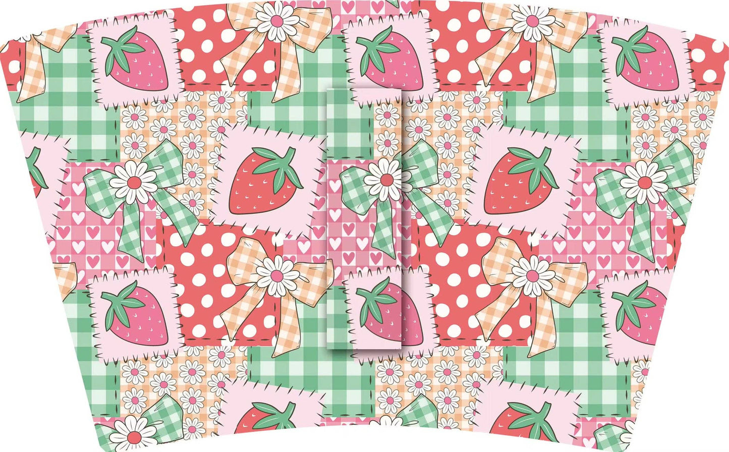 (EARLY-MID MAY PRE-ORDER TALL ONLY) Quilted Strawberries