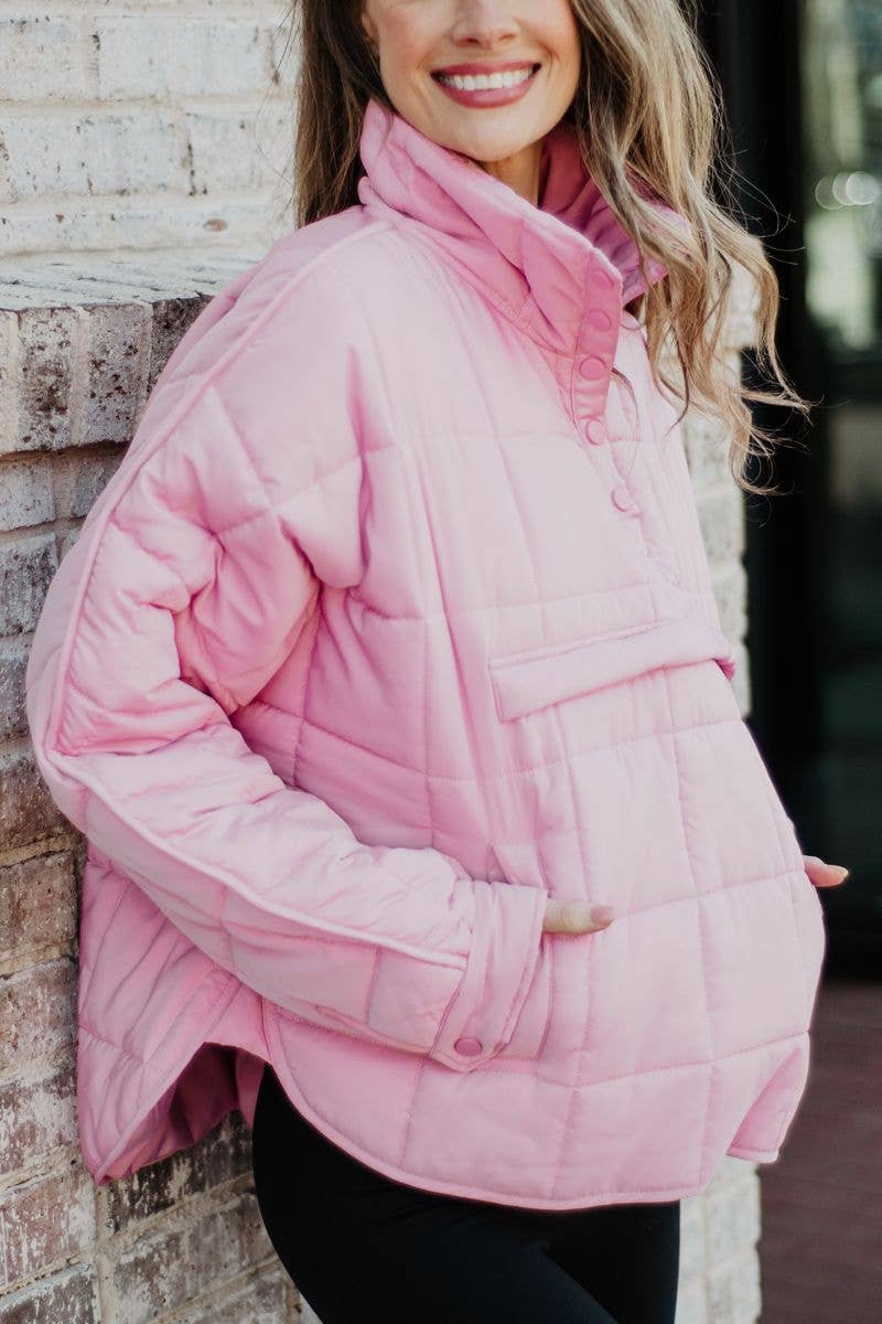 Light Pink Pullover Jacket