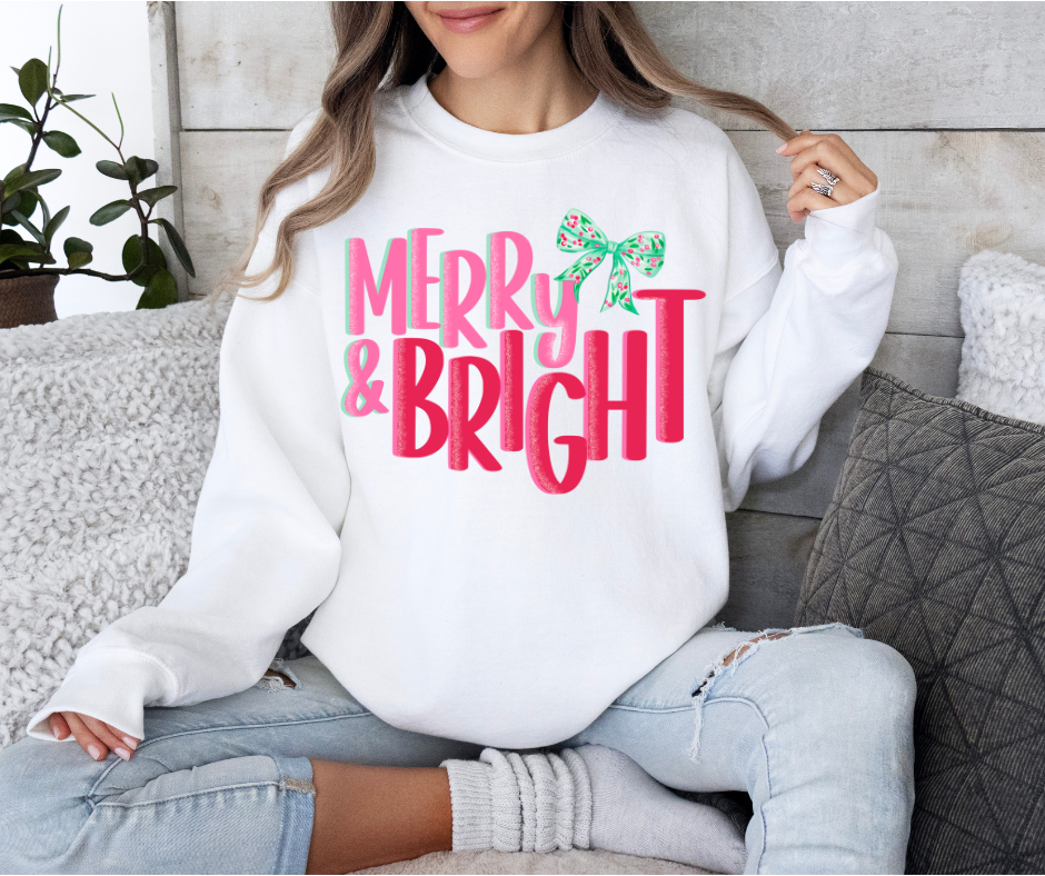 MERRY & BRIGHT SWEATSHIRT